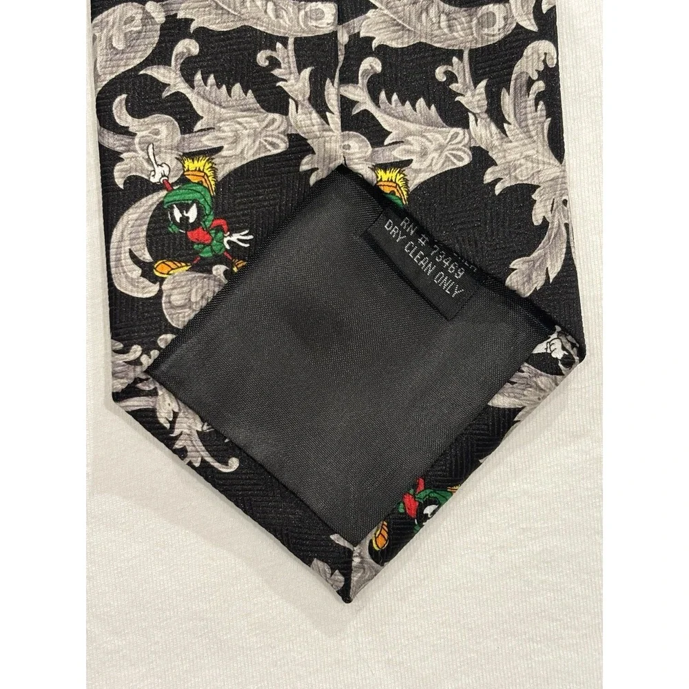 Looney Tunes Marvin the Martian‎ Bugs Taz Devil Daffy Tie 2000 Warner Bros Men
